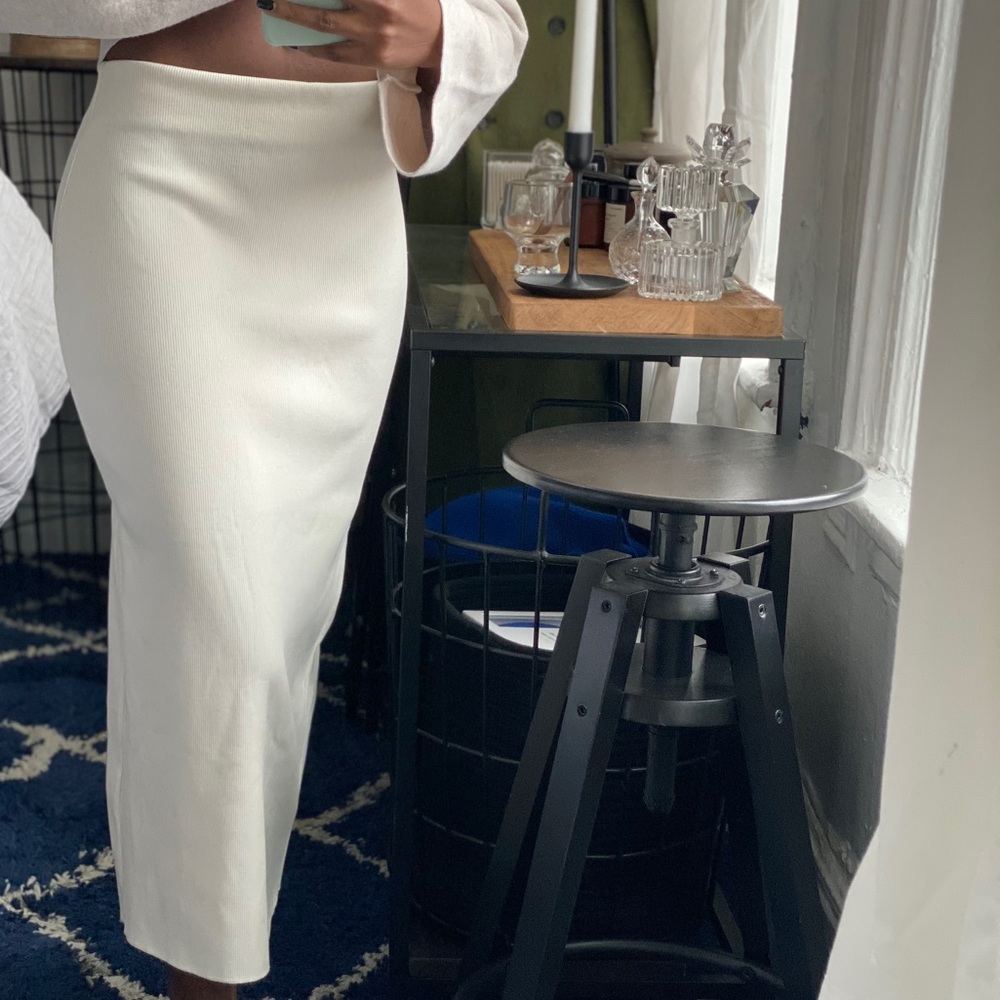 Ribbed skirt